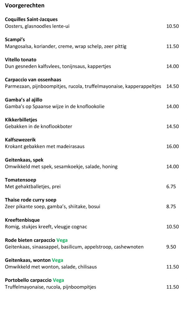 voorgerecht